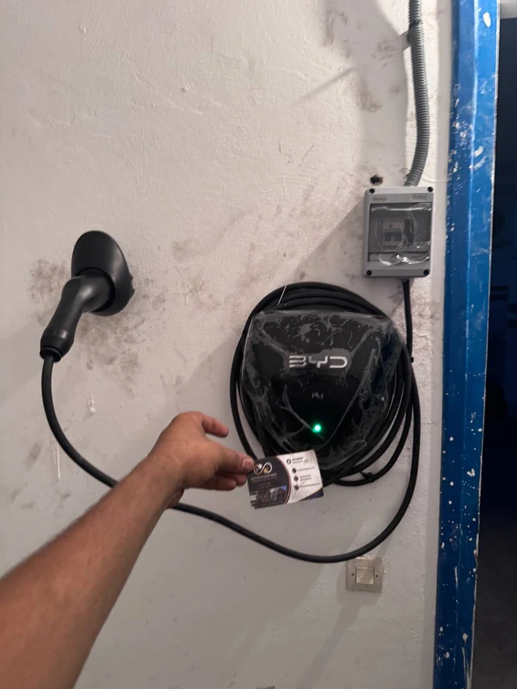 Réalisation d’une installation de borne murale